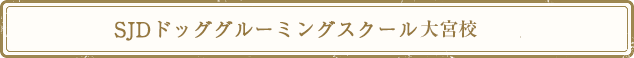 SJDドッググルーミングスクール大宮校
